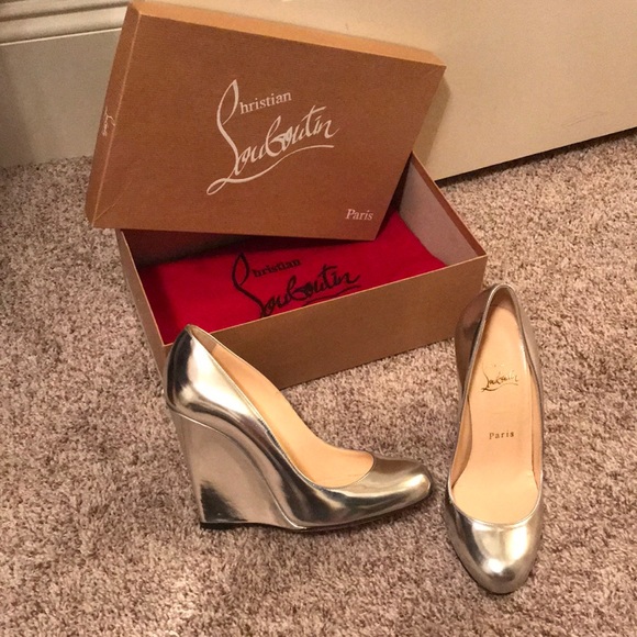 louboutin wedges